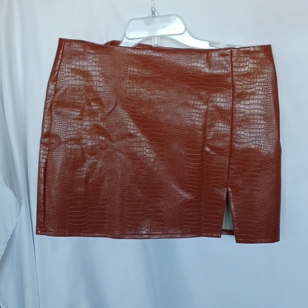 Daisy Street Faux Leather Mini Skirt, Size 12, See my Closet for matching Jacket